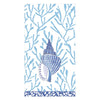 Shell Toile-Blue Collection - Guest Towel
