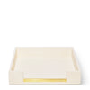 Shagreen Paper Tray - Cream