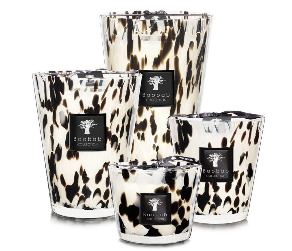 Baobab Collection Pearls Black Candle l HIVE Palm Beach