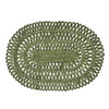 Straw Loop Placemat Collection - Oval Seagrass 19" x 13"