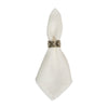 Berry Scallop Napkin Set - White