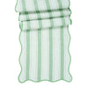 Cabana Stripe Tabletop Collection - Seagrass Green