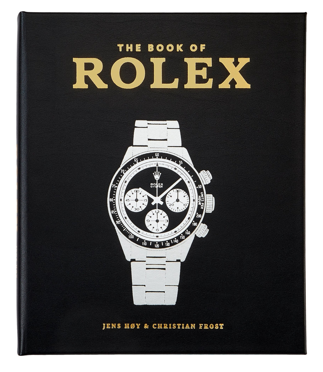 The Book of Rolex | Black Bonded Leather – Graphic Image
