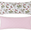 Reversible Lumbar Pillow Collection - Baudin Pink/Matteo Peony