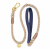 Waxed Cotton Canvas Leash Collection - Navy