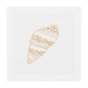 Speckled Conch Coaster Set - Cream