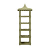 Georgina Rattan Bookcase - Mint Green