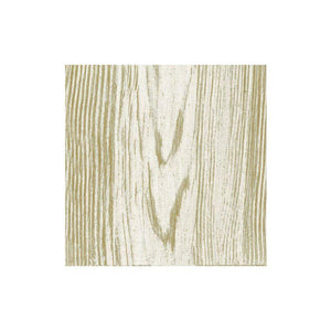 The Caspari Faux Bois Birch Paper Linen Collection features square tiles with a light beige background and vertical wood grain pattern in pale greenish-brown, recalling compostable paper linen napkins.