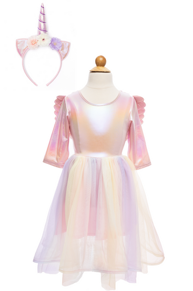Great Pretenders Alicorn Dress with Wings and Headband