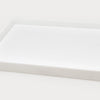 Acrylic Tray with Bubble Handles Collection - White