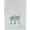 Coastal Linen Hand Towel Collection - White/Sage