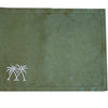 Coastal Linen Placemat Set - Sage/White, Set of 4