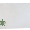 Coastal Linen Placemat Set - White/Sage, Set of 4