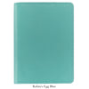 7" Leather Notebook - Robin's Egg Blue