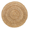 Straw Loop Placemat Collection - Round Natural - 16"