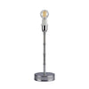 Bamboo Rechargeable Lamp Base - Silver