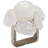 Sea Stone Napkin Ring - White