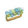 Pop Rocks Napkin Ring - Blue/Green