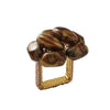 Bonton Napkin Ring - Brown / Gold