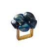Bonton Napkin Ring - Navy / Gold