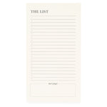 Stay organized with the Cream List Pad from Sugar Paper, featuring lined sections, bullet points, and a “don't forget” box at the bottom—perfect for stylish daily lists.