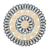 Casbah Placemat - Natural/Blue