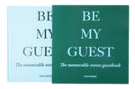 The PrintWorks Guest Book in Green and Blue is perfect for capturing cherished memories and enhancing your home decor, with a stylish hardcover design ideal for memorable events.