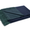 Paley Cashmere Throw - Jade/Navy