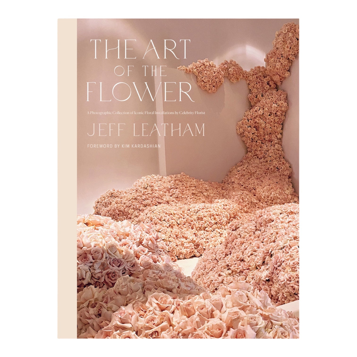 Book cover of "Art of the Flower" by Common Ground, showcasing elegant pale pink floral arrangements crafted into breathtaking shapes.