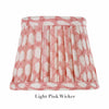 Zafferano x Fermoie Poldina Lampshade Collection - Light Pink Wicker