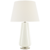 Penelope Table Lamp Collection - White with Linen Shade, 30.5" H