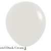 Solid Balloon - 18" Pastel Dusk Cream
