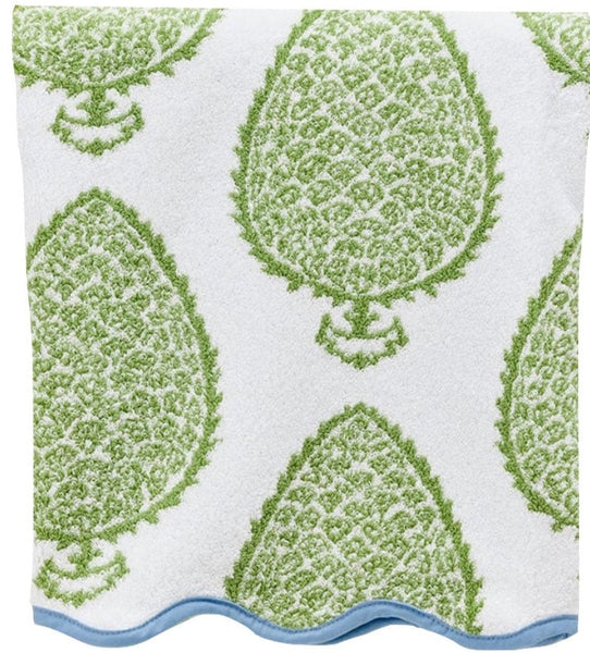 Weezie Towels Katie Ridder Green Leaf Bath Collection