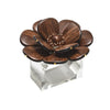 Begonia Napkin Ring - Brown