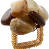 Sea Stone Napkin Ring - Beige