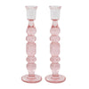 Provence Candlestick Set - Blush