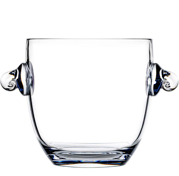 Clear glass with whimsical ear-shaped handles on sides, perfect as outdoor drinkware. 
Bold Acrylic Ice Bucket, Large 169 oz by Bold