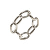 Chain Link Napkin Ring Collection - Silver