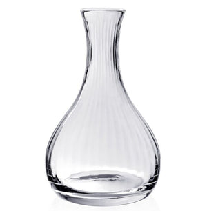 The William Yeoward Crystal Corinne Wine Carafe, handcrafted from fine crystal glass with subtle vertical ridges and a wide base, is shown against a plain white background.