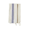 Kitchen Tea Towel Set - Navy Stripe