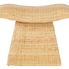 Connie Foot Stool - Natural Rattan, 24"L x 16"W x 15"H