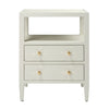 Jarin Nightstand Collection - White Faux