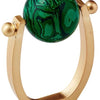 Mineral Napkin Ring - Emerald
