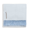 Classic Herringbone Throw Collection - Ice Blue