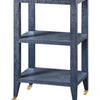 Isadora Side Table - Navy, 16.5"W x 13"D x 29"H