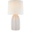 Melanie Large Table Lamp Collection - Ivory with Linen Shade, 28" H