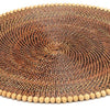 Round Placemat - Natural Beads