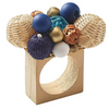 Java Napkin Ring - Natural / Navy
