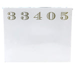 The Black Ink 33405 Large Notepad features its number in bold gold-outlined text at the top, crafted from smooth white cardstock.