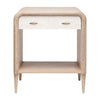 Pierre Nightstand Collection - Pristine/Shagreen